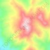 Chinese Peak地形图、海拔、地势