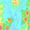 虎尾地形图、海拔、地势