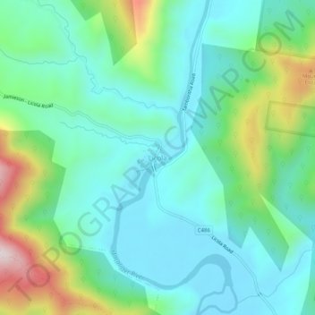 Licola地形图、海拔、地势