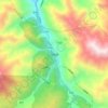 勿角镇地形图、海拔、地势