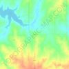 Arley地形图、海拔、地势