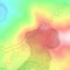 Mariposa Grove地形图、海拔、地势