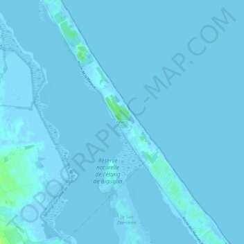Pineto地形图、海拔、地势