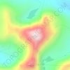 Rondslottet地形图、海拔、地势