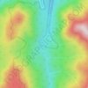 Bagby Hot Springs地形图、海拔、地势