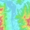 하리地形图、海拔、地势