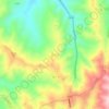 蔡子湾地形图、海拔、地势