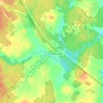 Дуравино地形图、海拔、地势