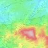 Les Bouiges d'En Haut地形图、海拔、地势