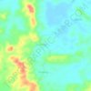 Liu地形图、海拔、地势