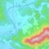 종부리地形图、海拔、地势