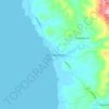San Francisco地形图、海拔、地势