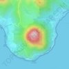 Morne Larcher地形图、海拔、地势