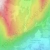 Col du Frêne地形图、海拔、地势