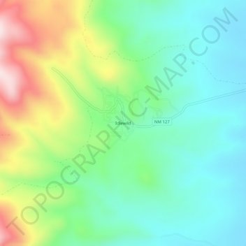 Idlewild地形图、海拔、地势