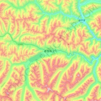 嘉黎县地形图、海拔、地势