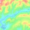 高坝地形图、海拔、地势
