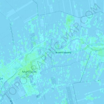 Heeswijk地形图、海拔、地势