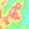 广坪村地形图、海拔、地势