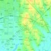 祝隗湾地形图、海拔、地势