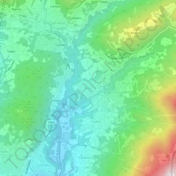 Dino地形图、海拔、地势