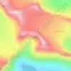 Midtre Bukkeholstinden Øst地形图、海拔、地势