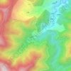 土場地形图、海拔、地势