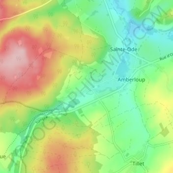 Tonny地形图、海拔、地势