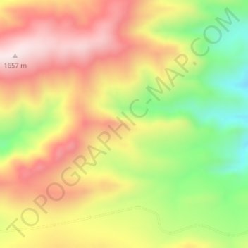 Cape Fold Mountains地形图、海拔、地势