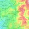 Shaw地形图、海拔、地势