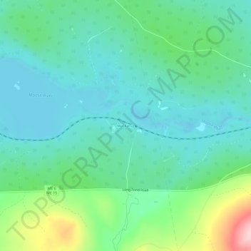 Mackamp地形图、海拔、地势