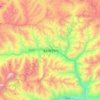 洛扎县地形图、海拔、地势