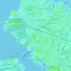 West Ghent地形图、海拔、地势