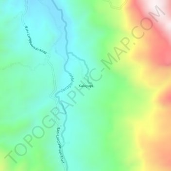 Kaluyapi地形图、海拔、地势