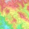 Bharatpur地形图、海拔、地势