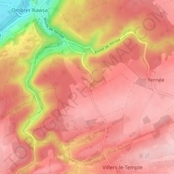 France地形图、海拔、地势