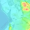 可乐地形图、海拔、地势