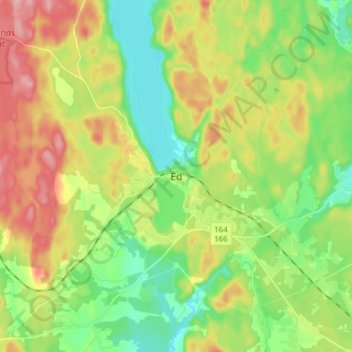 Ed地形图、海拔、地势