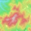 王院山地形图、海拔、地势