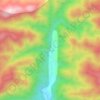 新八村地形图、海拔、地势
