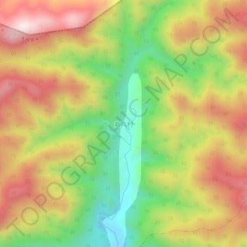 新八村地形图、海拔、地势