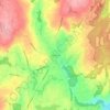Huntington地形图、海拔、地势