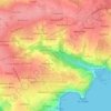 Le Nevent地形图、海拔、地势