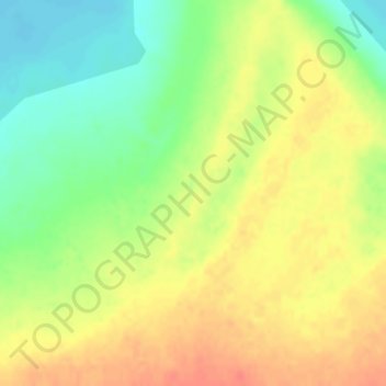 青藏高原地形图、海拔、地势