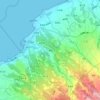 海尾地形图、海拔、地势