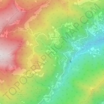 Lobbie地形图、海拔、地势