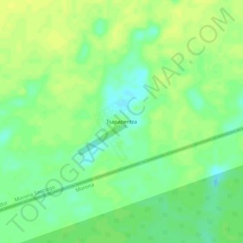 Tsapapentza地形图、海拔、地势