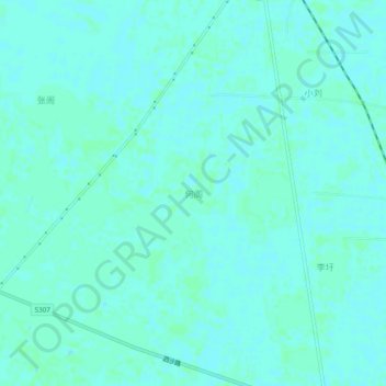 何阁地形图、海拔、地势