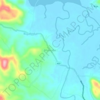Matalaba地形图、海拔、地势