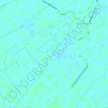 Acre Bridge地形图、海拔、地势